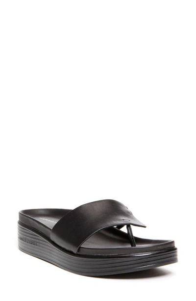 Donald Pliner Fifi Platform Slide Sandals Women's Shoes In Black