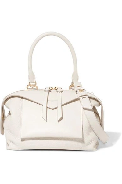 GIVENCHY Sway Small 2Way Leather Shoulder Bag White