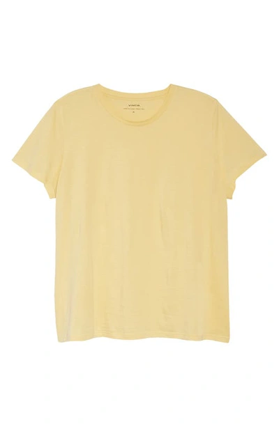 Vince Essential T-shirt In Pale Sun
