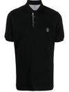 Brunello Cucinelli Polo Shirt  Men In Black