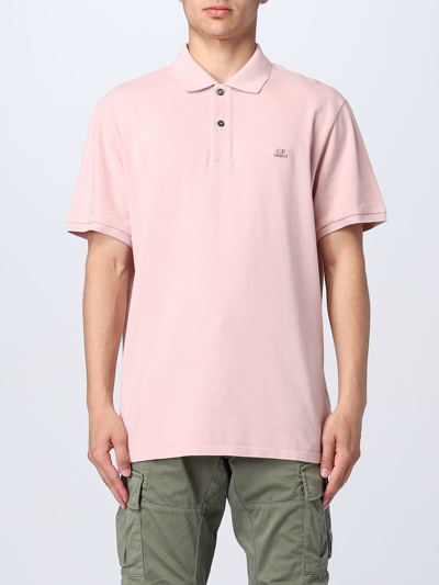 C.p. Company Polo Shirt  Men In Pink