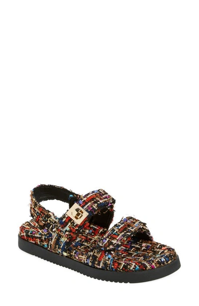 Steve Madden Women's Mona Velcro Strap Flatform Sandals In Multi