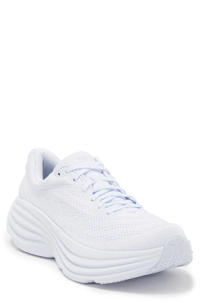 Hoka Bondi 8 Running Shoe In White