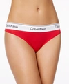 Calvin Klein 'modern Cotton Collection' Cotton Blend Bikini In Empower