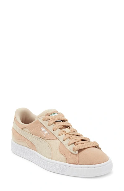 Puma Women's Camowave Leather Low-top Sneakers In Tan Beige