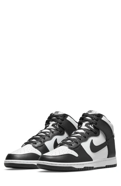 Nike Dunk Hi Retro Basketball Shoe In White