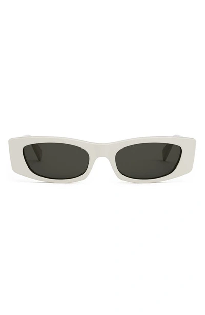 Celine Women's Bold 3 Dots 55mm Geometric Sunglasses In Ivory
