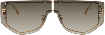 Fendi Women's  First Geometric Sunglasses In Endura Gold Brown