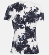 Proenza Schouler Women's Tie-dye Cotton-blend Jersey T-shirt In Black White