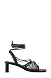 Frame Women's Le Adelaide 65mm Leather Strappy Sandals In Black