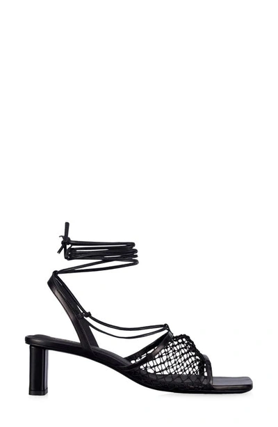 Frame Women's Le Adelaide 65mm Leather Strappy Sandals In Black