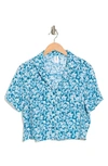 Abound Sustainable Camp Shirt In Blue Kiki Floral