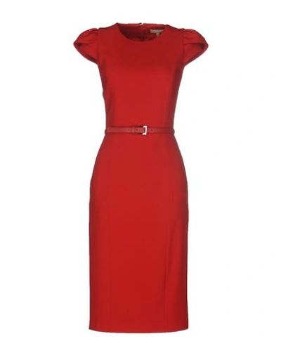 Michael Kors Knee-length Dress In Red | ModeSens