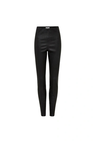 Rebecca Vallance -  Lincoln Leather Legging  - Size 8 In Black