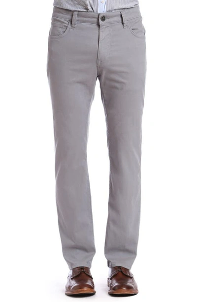 34 Heritage Courage Grey Twill Pants In Grey Fine Twill Sf