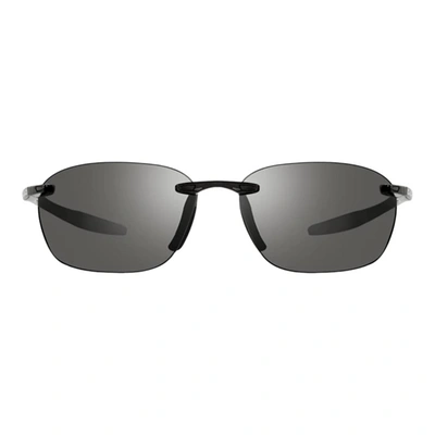 Revo Men's Descend Fold Black Graphite Polarized Sunglasses