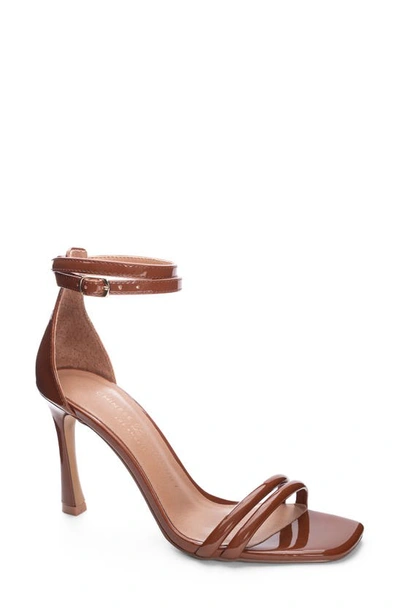 Chinese Laundry Jasmine Ankle Strap Stiletto Sandal In Brown