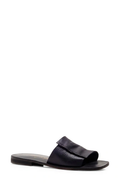 Free People Verona Slide Sandal In Black