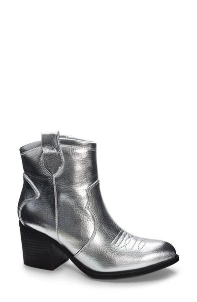 Dirty Laundry Unite Western Bootie In Silver