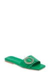 Open Edit Lely Slide Sandal In Green Vibrant