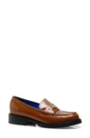 Free People Liv Penny Loafer In Bronzer