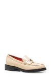Free People Liv Penny Loafer In Cantaloupe