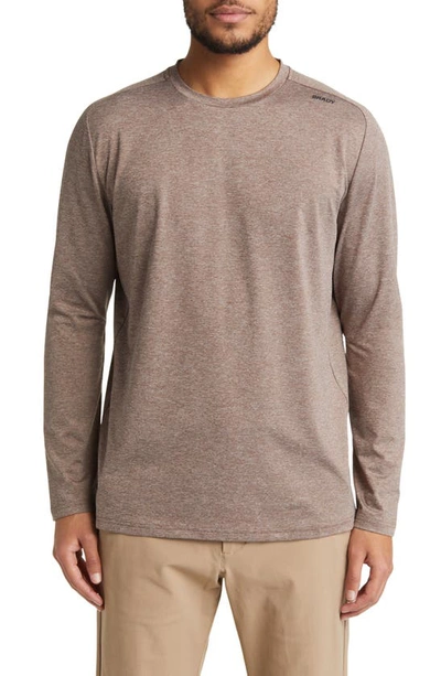 Brady All Day Comfort Long Sleeve Performance T-shirt In Land