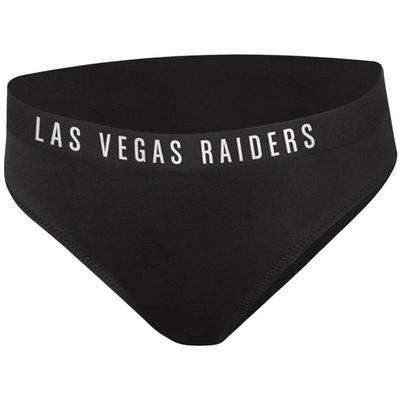 G-iii 4her By Carl Banks Black Las Vegas Raiders All-star Bikini Bottom