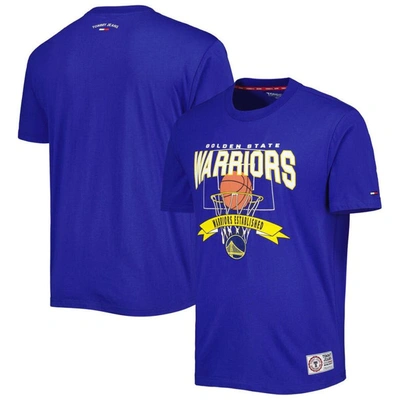Tommy Jeans Royal Golden State Warriors Tim Backboard T-shirt