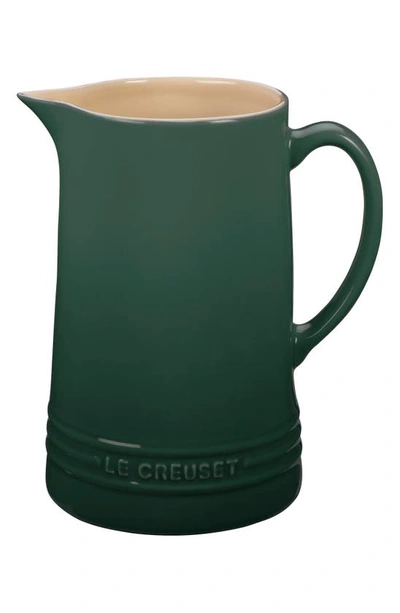 Le Creuset Glazed Stoneware 1 2/3 Quart Pitcher In Artichaut