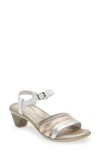 Naot Current Sandal In Silver/ Gold/ Rose Gold/ White