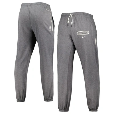 Nike Heather Charcoal Liverpool Standard Issue Performance Pants In Grey