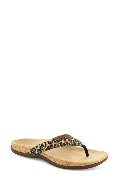 Strive Saria Flip Flop In Leopard