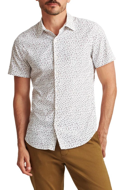 Bonobos Tech Slim Fit Floral Stretch Short Sleeve Button-up Shirt In Penn Lake Floral C9.