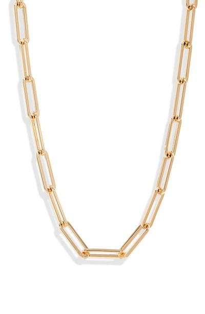 Jenny Bird Andi Paperclip Link Necklace In Gold