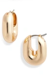 Jenny Bird Puffy U-link Earrings In Gold
