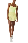 Fp Movement Way Home Skort Romper In Lemon Verbena