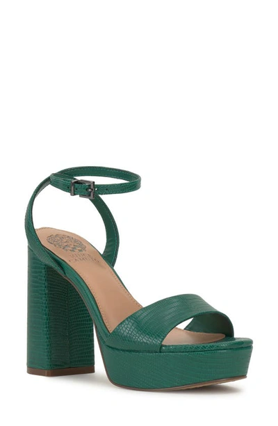 Vince Camuto Pendry Ankle Strap Platform Sandal In Malachite Gylzem