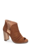 42 Gold Loyalty Open Toe Bootie In Tan