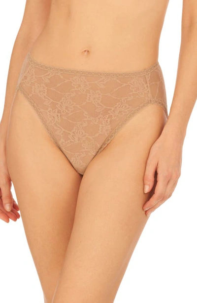 Natori Bliss Allure Lace French Cut Panties In Cafe