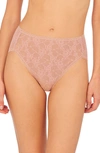 Natori Bliss Allure Lace French Cut Panties In Rose Beige