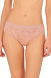 Natori Bliss Allure Lace Girl Briefs In Rose Beige