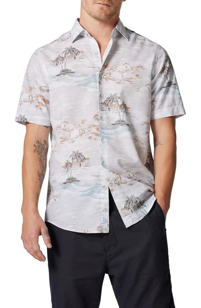 Rodd & Gunn Brash Short Sleeve Button-up Shirt In Fog