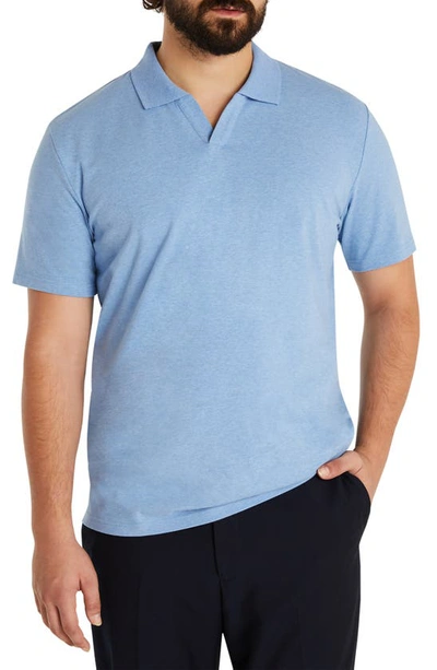 Johnny Bigg Quinn Johnny Collar Polo In Blue