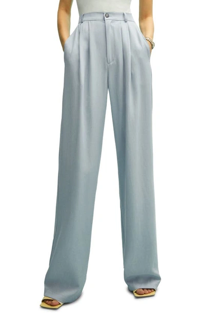 Reformation Mason Wide Leg Pants In Mineral