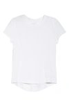 Zella Girl Kids' Performance Mesh T-shirt In White