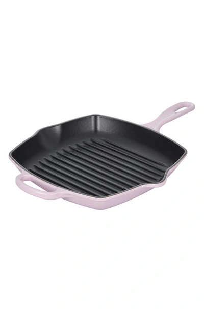 Le Creuset 10 Inch Square Enamel Cast Iron Grill Pan In Shallot