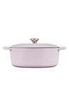 Le Creuset Signature 6.75-quart Oval Enamel Cast Iron French/dutch Oven With Lid In Shallot