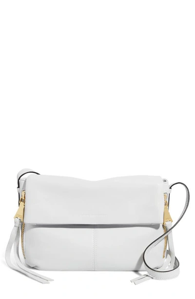 Aimee Kestenberg Bali Leather Crossbody Bag In Cloud W Shiny Gold