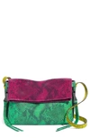 Aimee Kestenberg Bali Leather Crossbody Bag In Multi Cobra